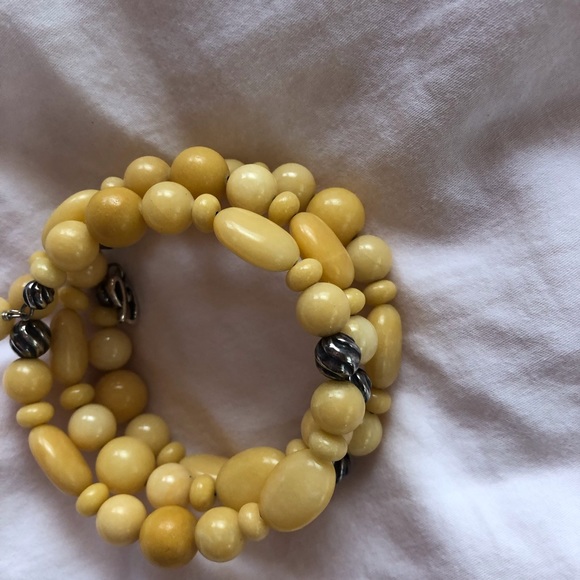 Carolyn Pollack Jewelry - Carolyn Pollack Yellow Jasper coil bracelet